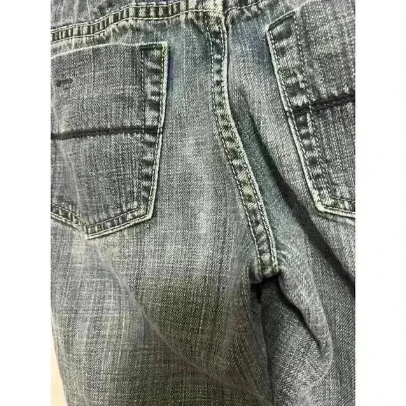 Tommy Hilfiger Boys Sz 10 Reg Adjustable Waistband Straight Leg Dark Denim A0012 - Picture 9 of 11